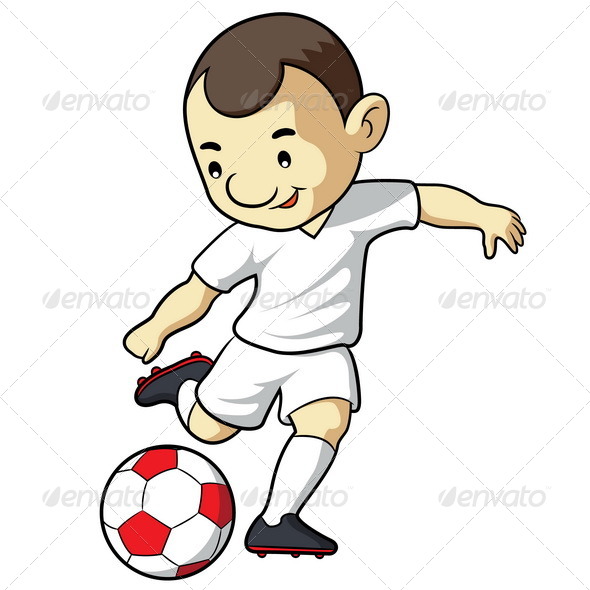 GraphicRiver Soccer Kid Cartoon 7497590 GraphicRiver Soccer Kid Cartoon 7497590