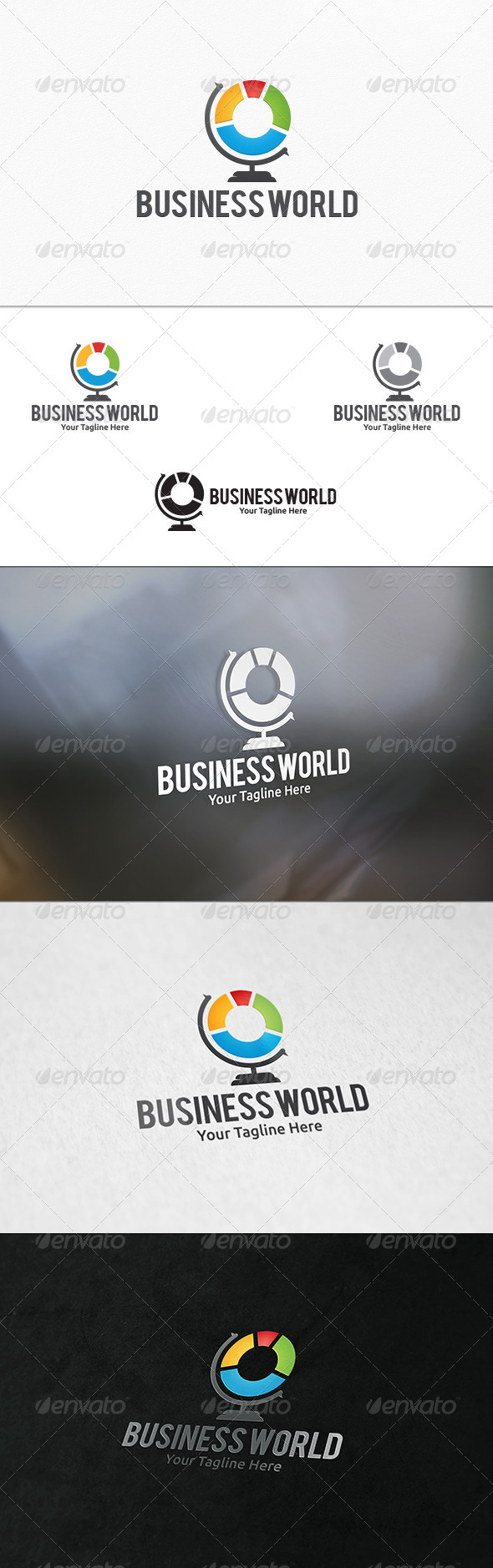 GraphicRiver Business World Logo Template 7497743 GraphicRiver Business World Logo Template 7497743