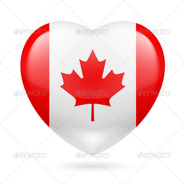 GraphicRiver Heart Icon of Canada 7499719 GraphicRiver Heart Icon of Canada 7499719