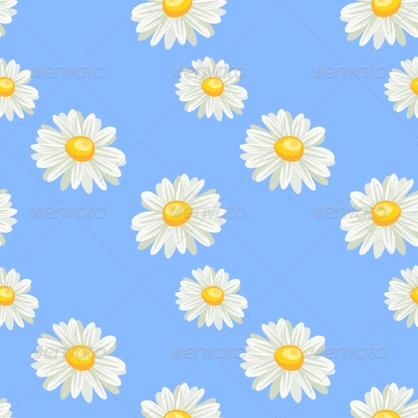 GraphicRiver Camomile Seamless Pattern 7499874 GraphicRiver Camomile Seamless Pattern 7499874