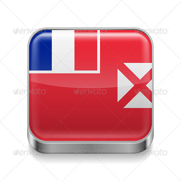 GraphicRiver Metal Icon of Wallis and Futuna 7499999 GraphicRiver Metal Icon of Wallis and Futuna 7499999