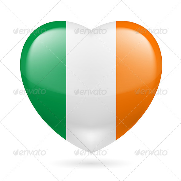 GraphicRiver Heart Icon of Ireland 7500008 GraphicRiver Heart Icon of Ireland 7500008