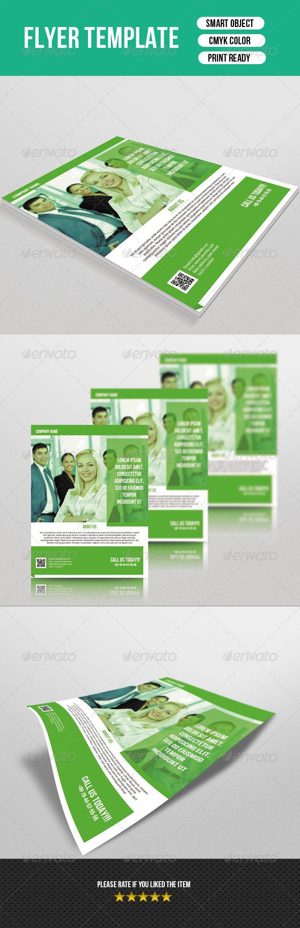GraphicRiver Corporate Flyer Template 7500652 GraphicRiver Corporate Flyer Template 7500652