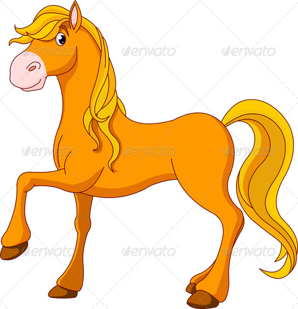 GraphicRiver Golden Horse 7501430 GraphicRiver Golden Horse 7501430