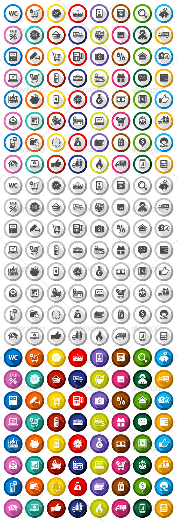 GraphicRiver 64 Shopping Icon 192 buttons 7422560 GraphicRiver 64 Shopping Icon 192 buttons 7422560