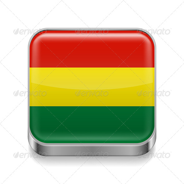 GraphicRiver Metal Icon of Bolivia 7502163 GraphicRiver Metal Icon of Bolivia 7502163