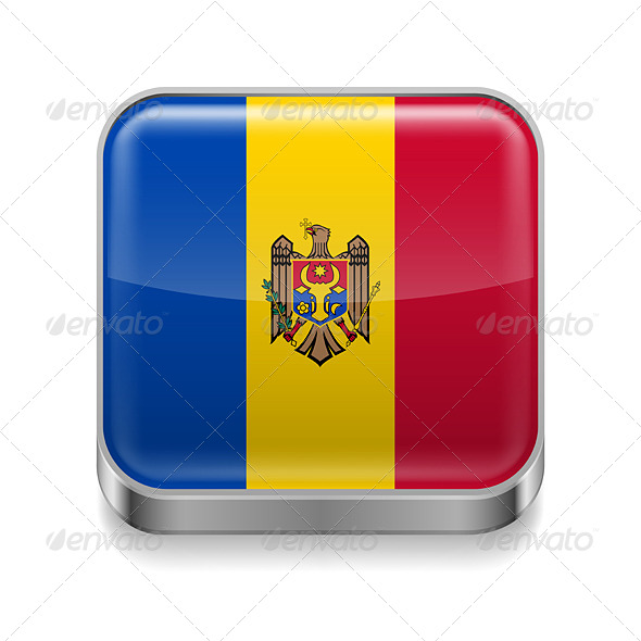 GraphicRiver Metal Icon of Moldova 7503034 GraphicRiver Metal Icon of Moldova 7503034