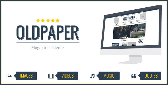 ThemeForest OldPaper Ultimate Magazine & Blog Theme 7431822 ThemeForest OldPaper Ultimate Magazine & Blog Theme 7431822
