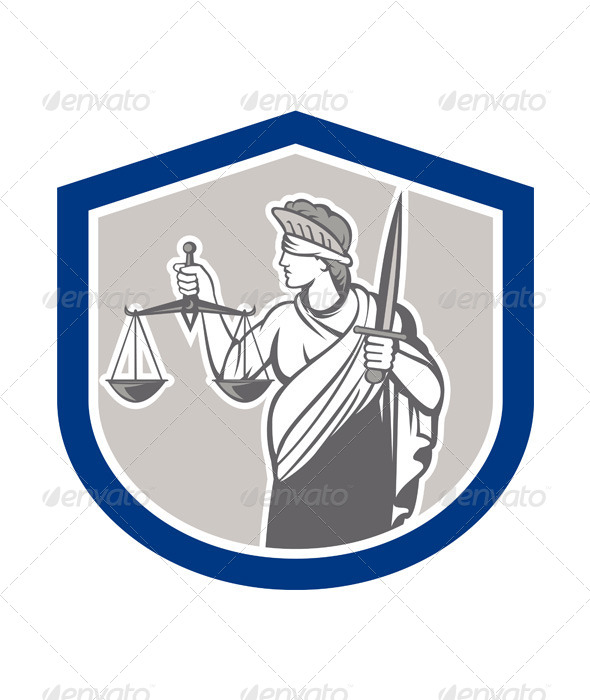 GraphicRiver Lady Blindfolded Holding Scales Justice Sword Shie 7505835 GraphicRiver Lady Blindfolded Holding Scales Justice Sword Shie 7505835