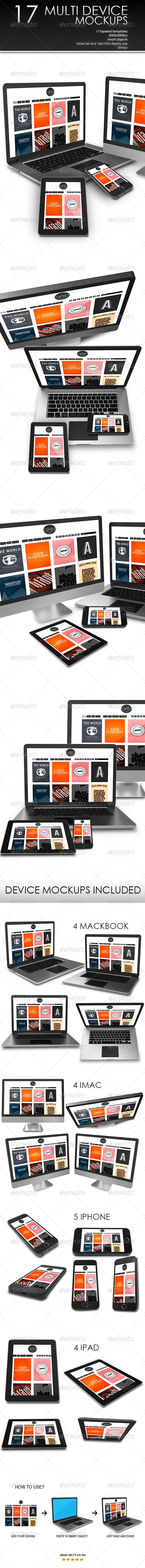 GraphicRiver Multi Device Mockup 7507634 GraphicRiver Multi Device Mockup 7507634