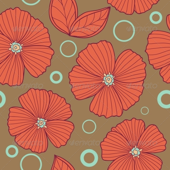 GraphicRiver Spring Old Style Floral Seamless Pattern 7509013 GraphicRiver Spring Old Style Floral Seamless Pattern 7509013