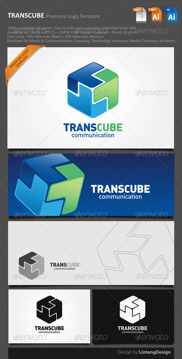 GraphicRiver 3D Vector Abstract Logo-003 7511402 GraphicRiver 3D Vector Abstract Logo-003 7511402