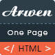 Arwen One Page HTML Template Arwen One Page HTML Template - ThemeForest Item for Sale