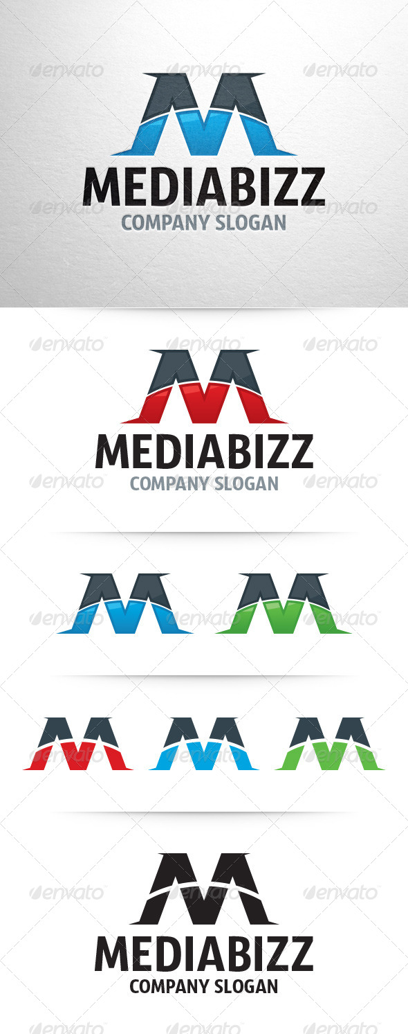 GraphicRiver Media Bizz Letter M Logo 7514297 GraphicRiver Media Bizz Letter M Logo 7514297