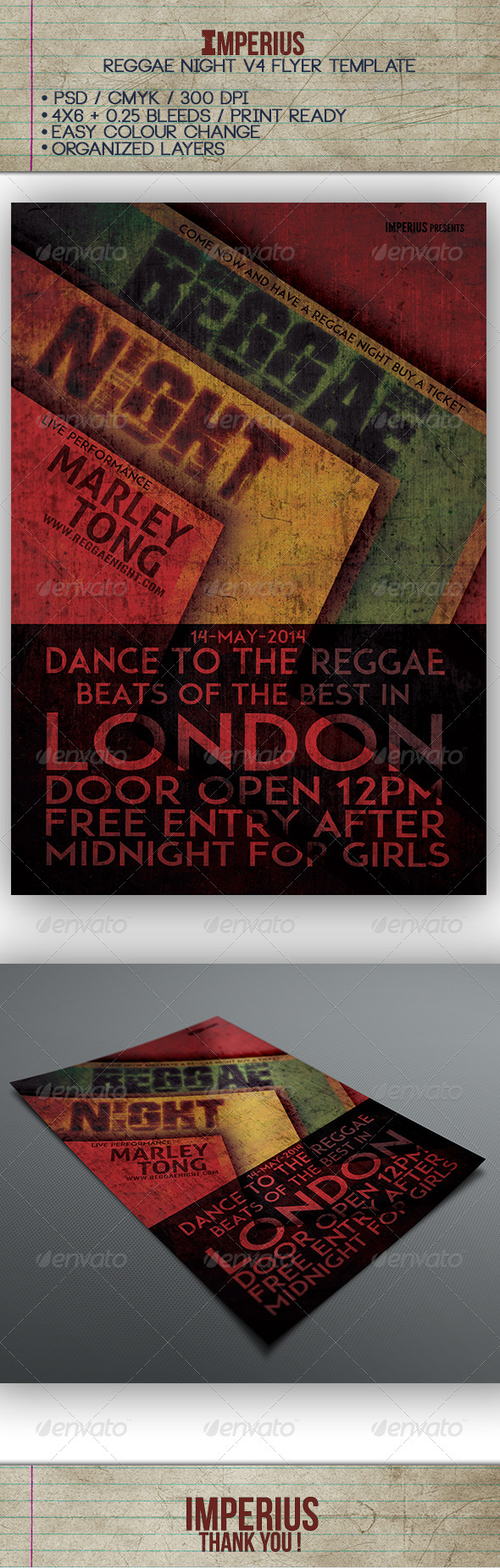 GraphicRiver Reggae Night V4 7520602 GraphicRiver Reggae Night V4 7520602
