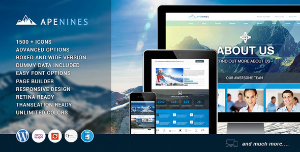 ThemeForest Apenines Responsive Multi-Purpose Theme 7470776 ThemeForest Apenines Responsive Multi-Purpose Theme 7470776