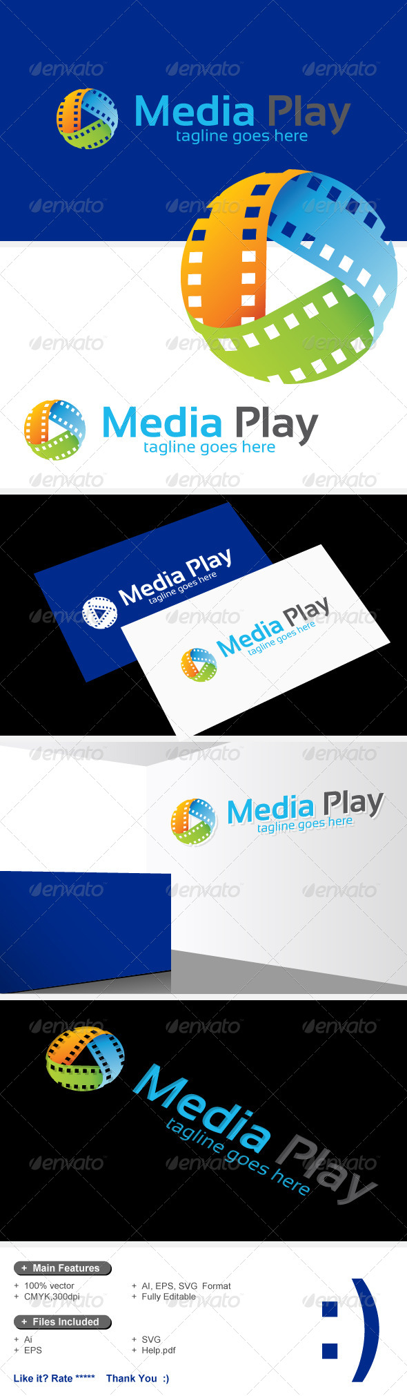 GraphicRiver Media Play & Film Movie 7521686 GraphicRiver Media Play & Film Movie 7521686
