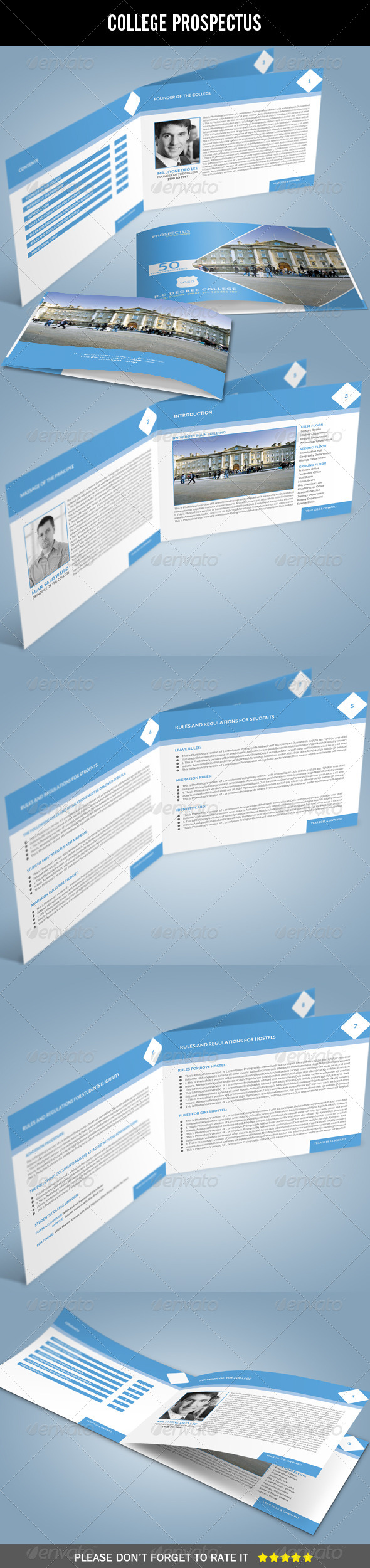 GraphicRiver College Prospectus 7523325 GraphicRiver College Prospectus 7523325