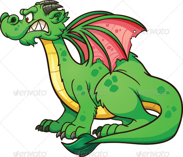 GraphicRiver Cartoon Dragon 7524908 GraphicRiver Cartoon Dragon 7524908