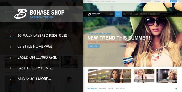 ThemeForest The Bohase Shop PSD Template 7486348 ThemeForest The Bohase Shop PSD Template 7486348
