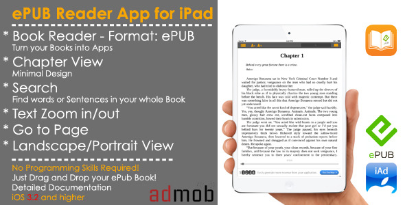 CodeCanyon eBook ePub Reader Full iOS Template & Admob iAd 7484523 CodeCanyon eBook ePub Reader Full iOS Template & Admob iAd 7484523