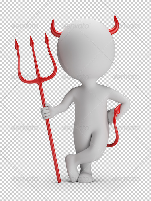 GraphicRiver 3D Small People Devil 7531861 GraphicRiver 3D Small People Devil 7531861