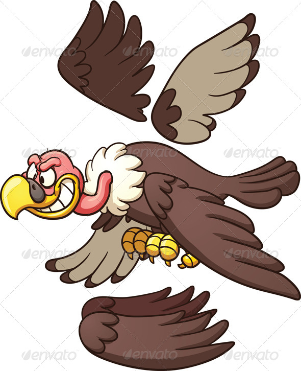 GraphicRiver Cartoon Vulture 7535196 GraphicRiver Cartoon Vulture 7535196