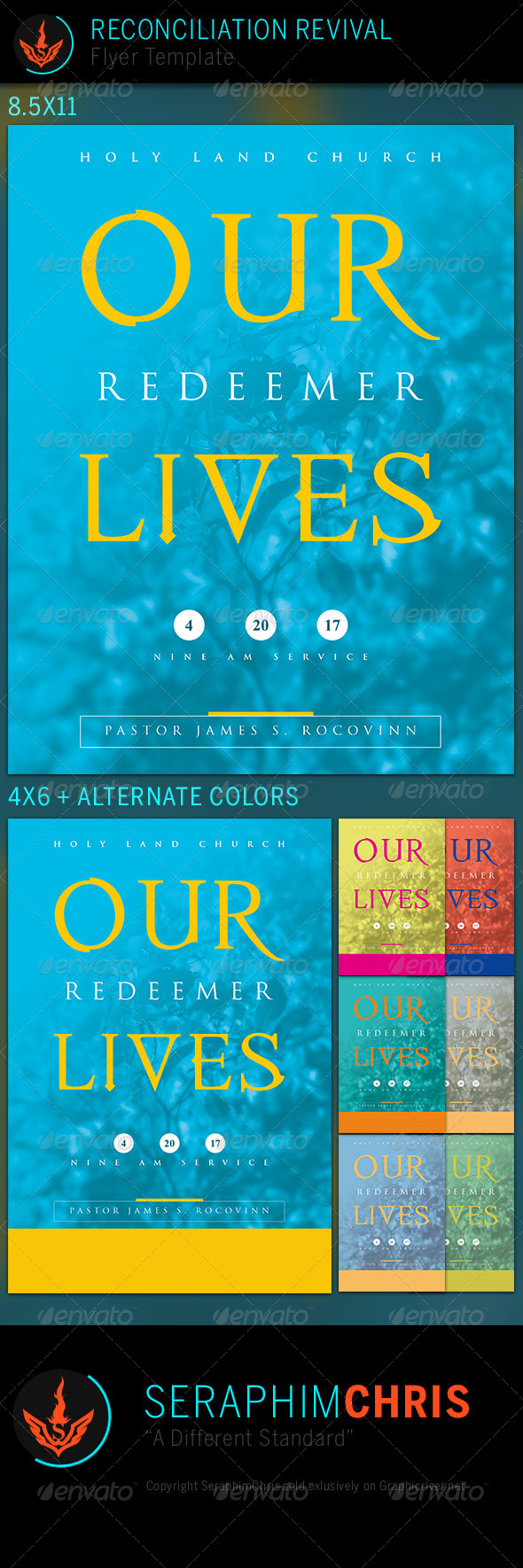 GraphicRiver Our Redeemer Lives Church Flyer Template 7535427 GraphicRiver Our Redeemer Lives Church Flyer Template 7535427