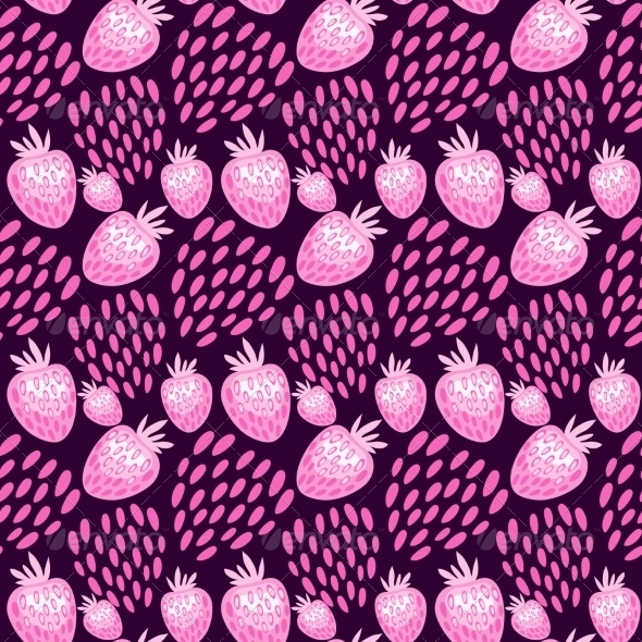 GraphicRiver Strawberry Pattern 7539139 GraphicRiver Strawberry Pattern 7539139