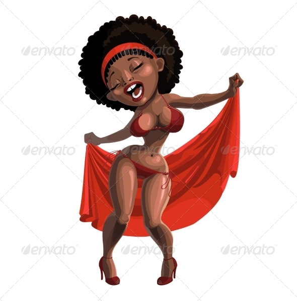 GraphicRiver Woman Singing and Dancing in Swimsuit 7542876 GraphicRiver Woman Singing and Dancing in Swimsuit 7542876