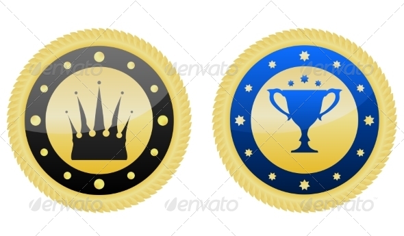 GraphicRiver Golden Badges 7546752 GraphicRiver Golden Badges 7546752