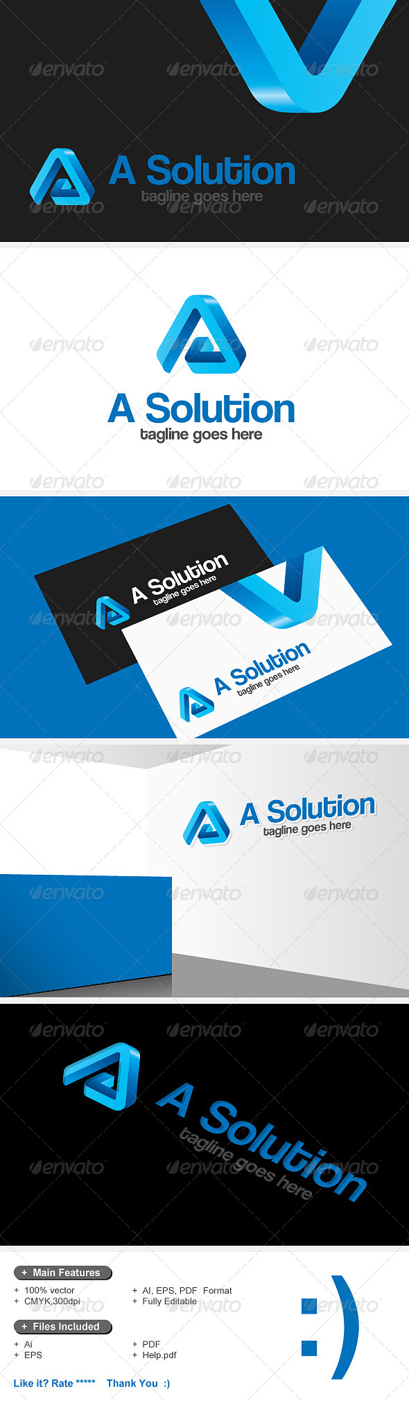 GraphicRiver A Solution Logo 3D 7547974 GraphicRiver A Solution Logo 3D 7547974