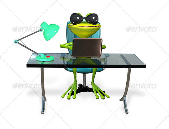 GraphicRiver Frog at the Table 7548455 GraphicRiver Frog at the Table 7548455