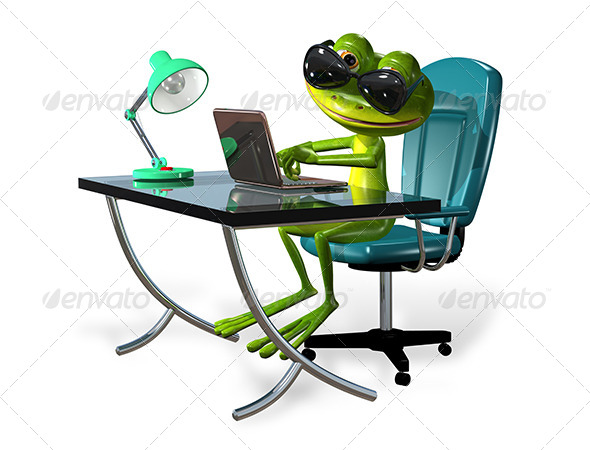 GraphicRiver Frog at the Table 7548468 GraphicRiver Frog at the Table 7548468