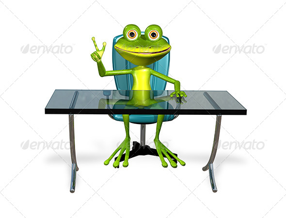 GraphicRiver Frog at the Table 7548526 GraphicRiver Frog at the Table 7548526
