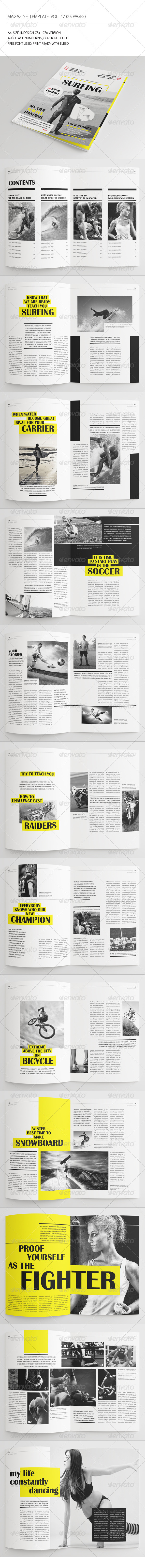 GraphicRiver 25 Pages Sport Magazine Vol47 7548550 GraphicRiver 25 Pages Sport Magazine Vol47 7548550