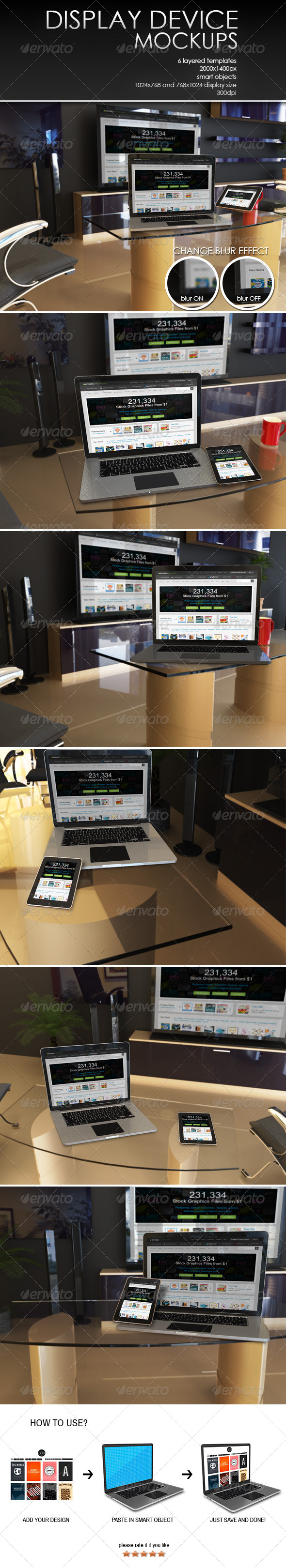 GraphicRiver Display Device Mockup 7549694 GraphicRiver Display Device Mockup 7549694