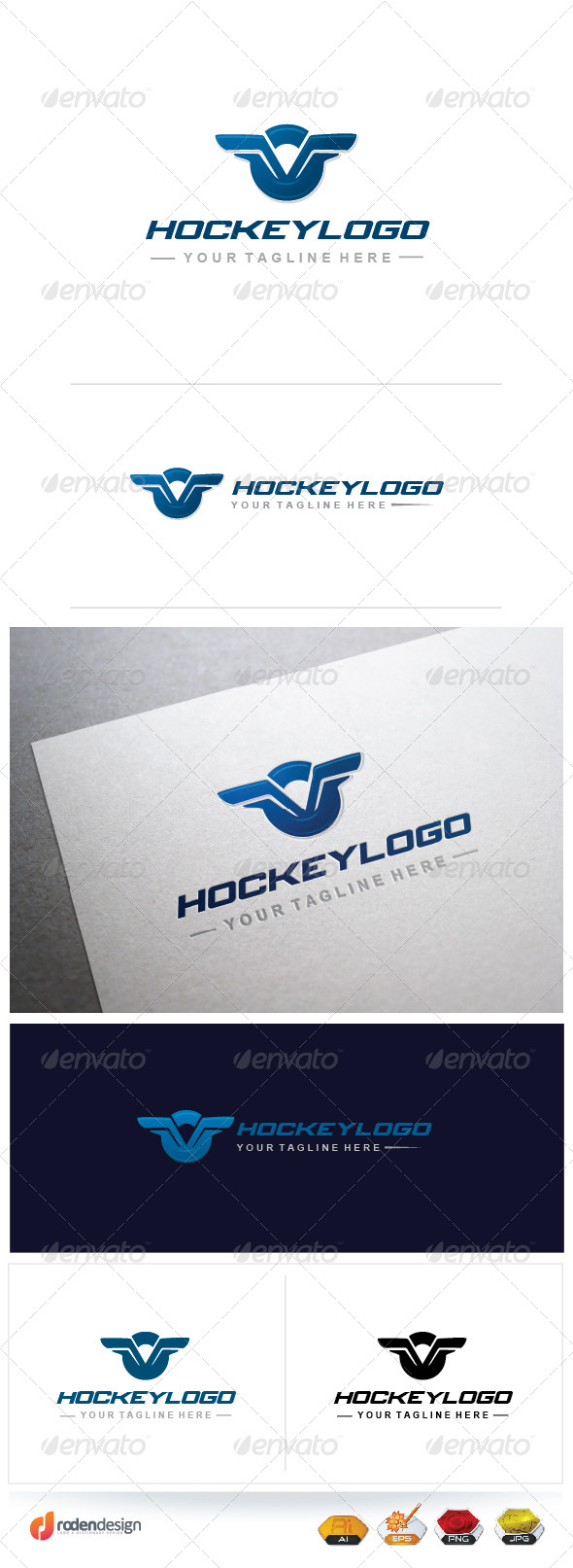 GraphicRiver Hockey Logo 7551032 GraphicRiver Hockey Logo 7551032