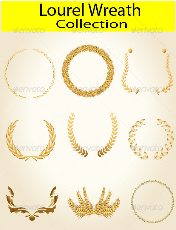 GraphicRiver Laurel Wreath 7552763 GraphicRiver Laurel Wreath 7552763