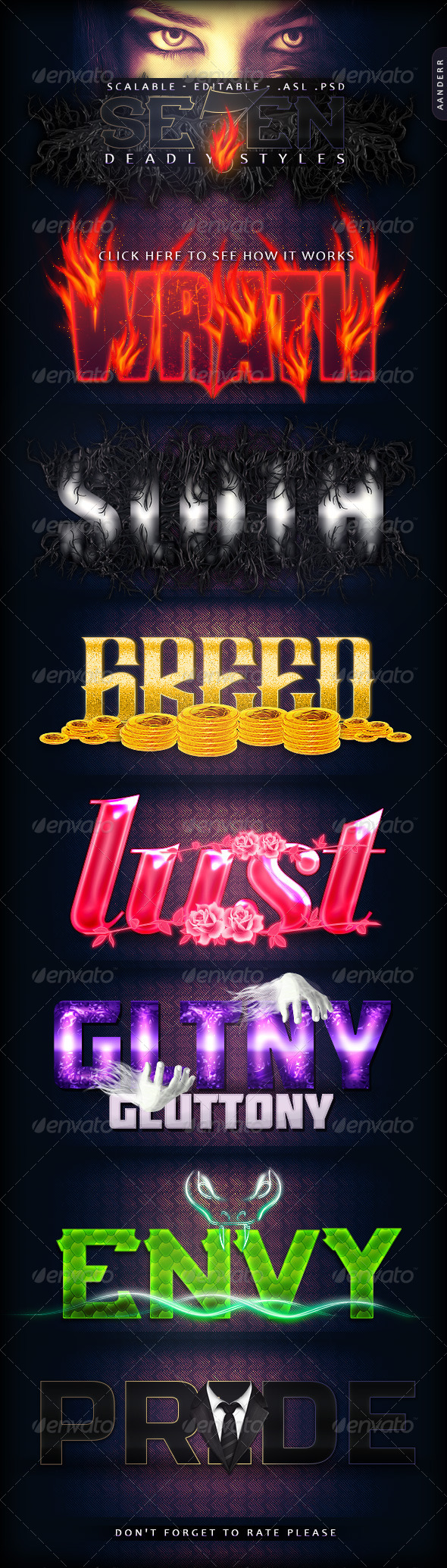 GraphicRiver Seven Deadly Styles 7556531 GraphicRiver Seven Deadly Styles 7556531