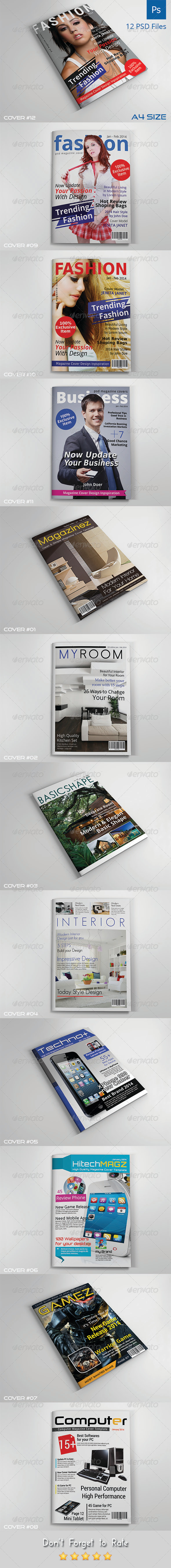 GraphicRiver Magazine Cover Templates Vol.2 7541664 GraphicRiver Magazine Cover Templates Vol.2 7541664