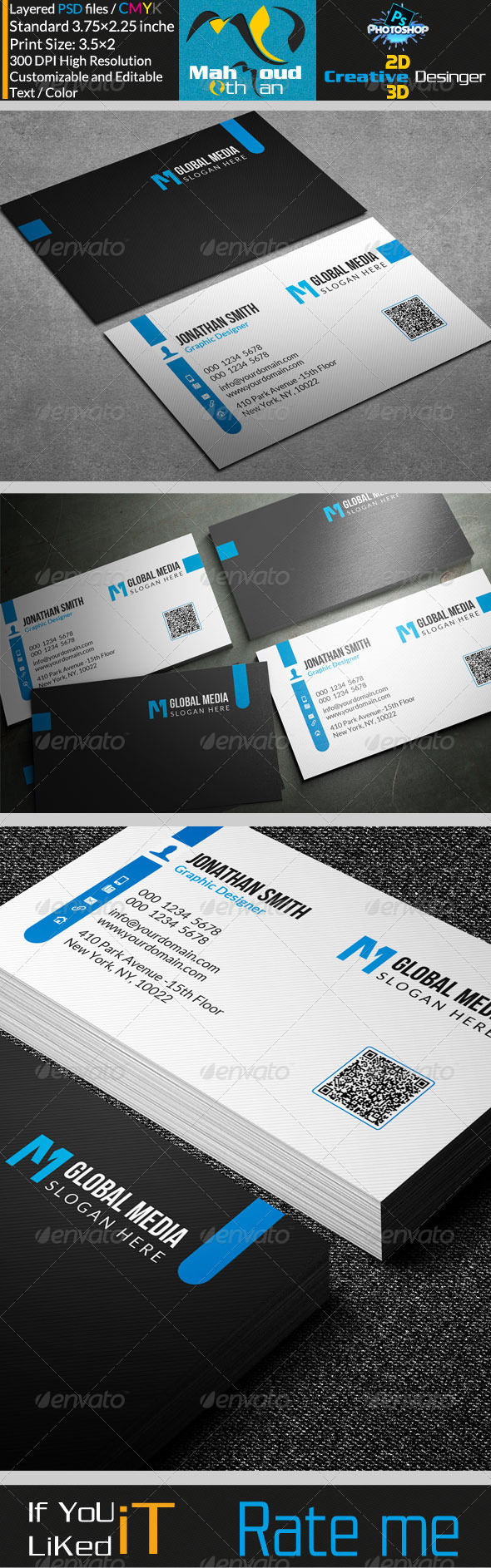 GraphicRiver Corportae Business Card V15 7562807 GraphicRiver Corportae Business Card V15 7562807