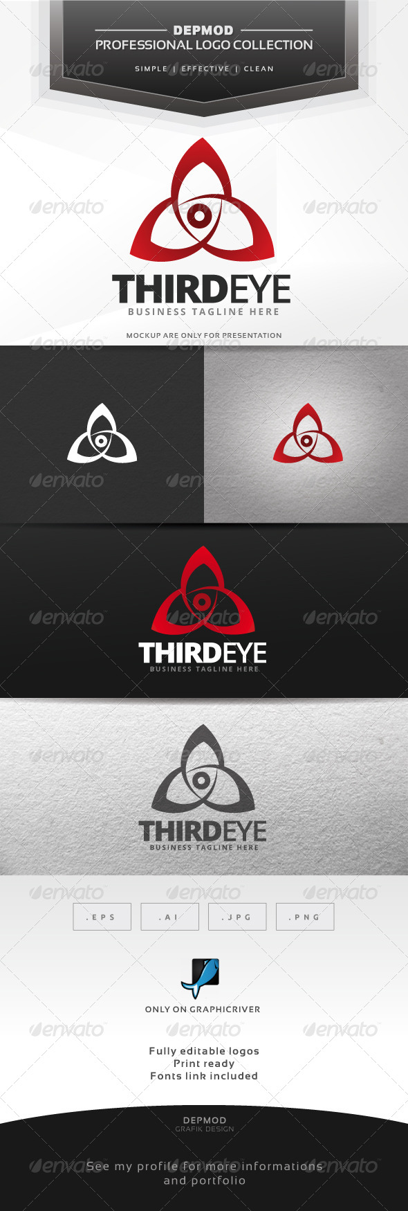 Third Eye Logo - Symbols Logo Templates