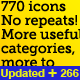770 Icons, Almost all You'll Ever Need in 1 Place 770 Icons, Almost all You'll Ever Need in 1 Place - GraphicRiver Item for Sale