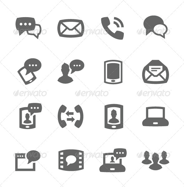 GraphicRiver Communication Icons 7565045 GraphicRiver Communication Icons 7565045