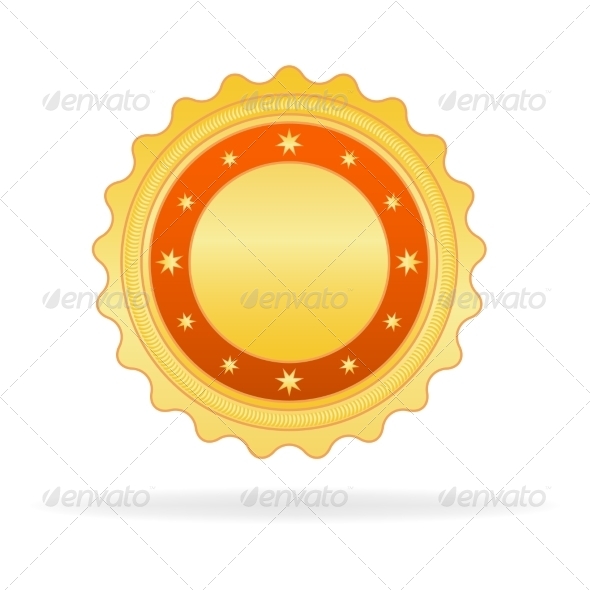 GraphicRiver Golden Badge 7568436 GraphicRiver Golden Badge 7568436