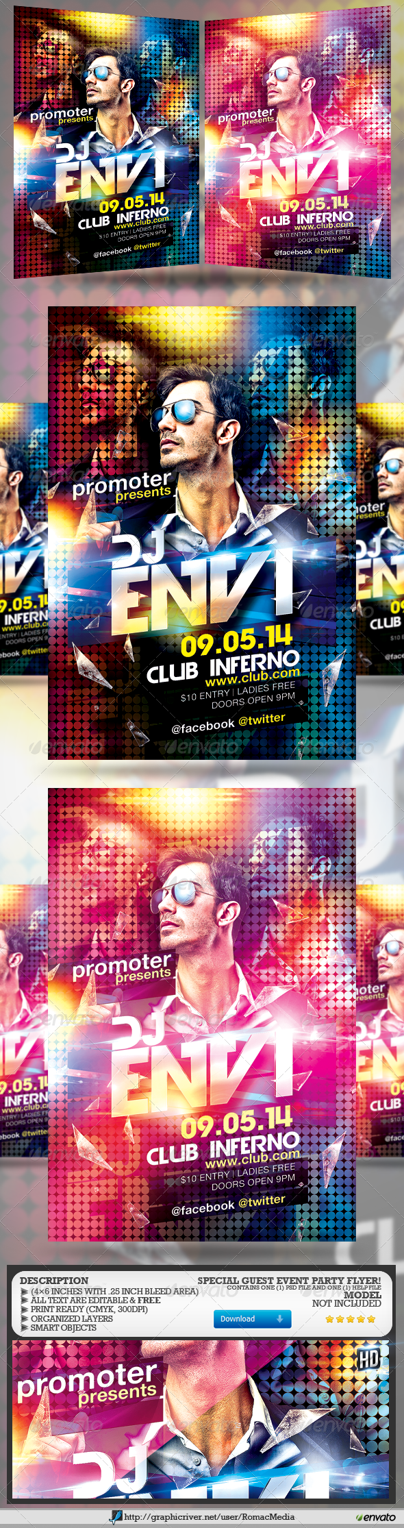 GraphicRiver Special Guest Event 2 Flyer 7569059 GraphicRiver Special Guest Event 2 Flyer 7569059