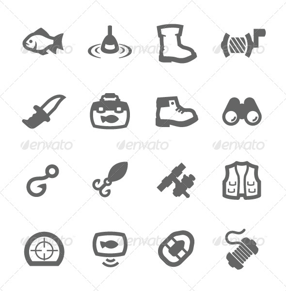 GraphicRiver Fishing Icons 7573463 GraphicRiver Fishing Icons 7573463
