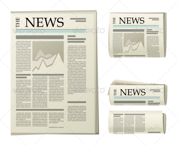 GraphicRiver Newspaper Icons 7573966 GraphicRiver Newspaper Icons 7573966