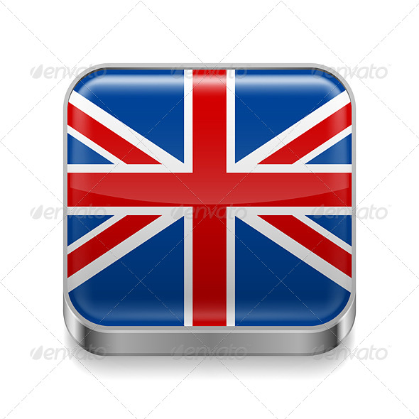 GraphicRiver Metal Icon of United Kingdom 7574356 GraphicRiver Metal Icon of United Kingdom 7574356